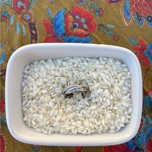 Sterling silver ring, moves/fidgets